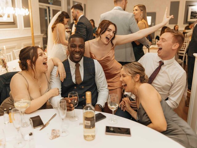A wedding reception