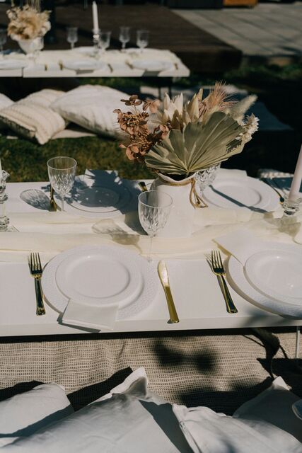 A reception table